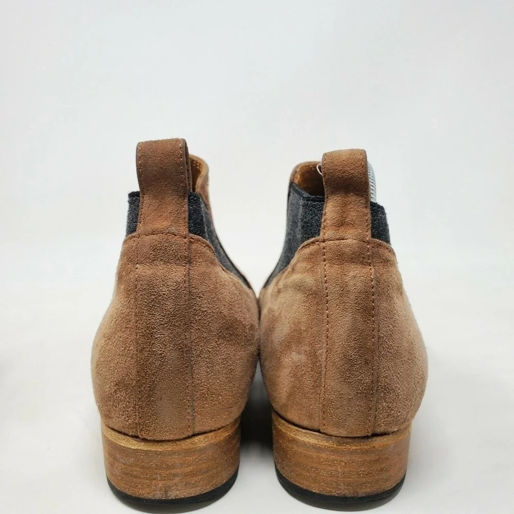 Alberto Fermani Brown Suede Bootie Heels Size 36.5 (US 6.5)